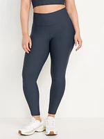 High-Waisted PowerSoft Rib Mix 7/8 Leggings