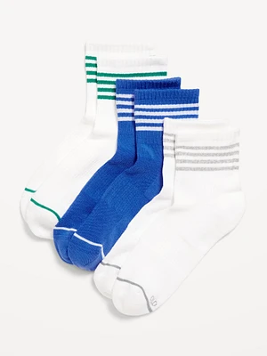 3-Pack Athletic Quarter Crew for Women
