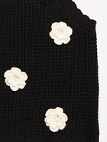 Applique Sweater-Knit Tank Top for Toddler Girls