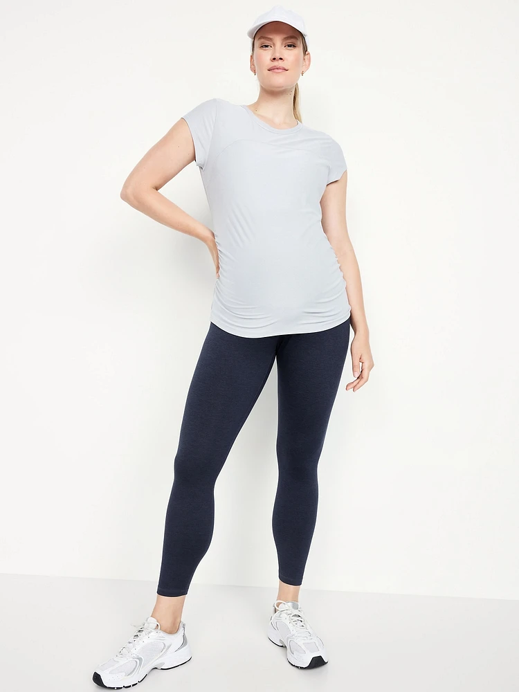 Legging NuageConfo à panneau couvrant et longueur 7/8 de maternité