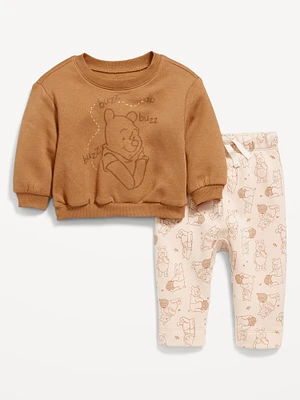 Disney© Crew-Neck Sweatshirt and Sweatpants Set for Baby