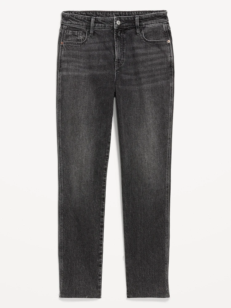 High-Waisted Vintage Slim Jeans