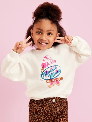 Old Navy x Disney© Minnie Mouse Crew-Neck Sweatshirt for Toddler Girls