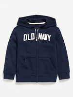 Unisex Logo-Graphic Zip Hoodie for Toddler