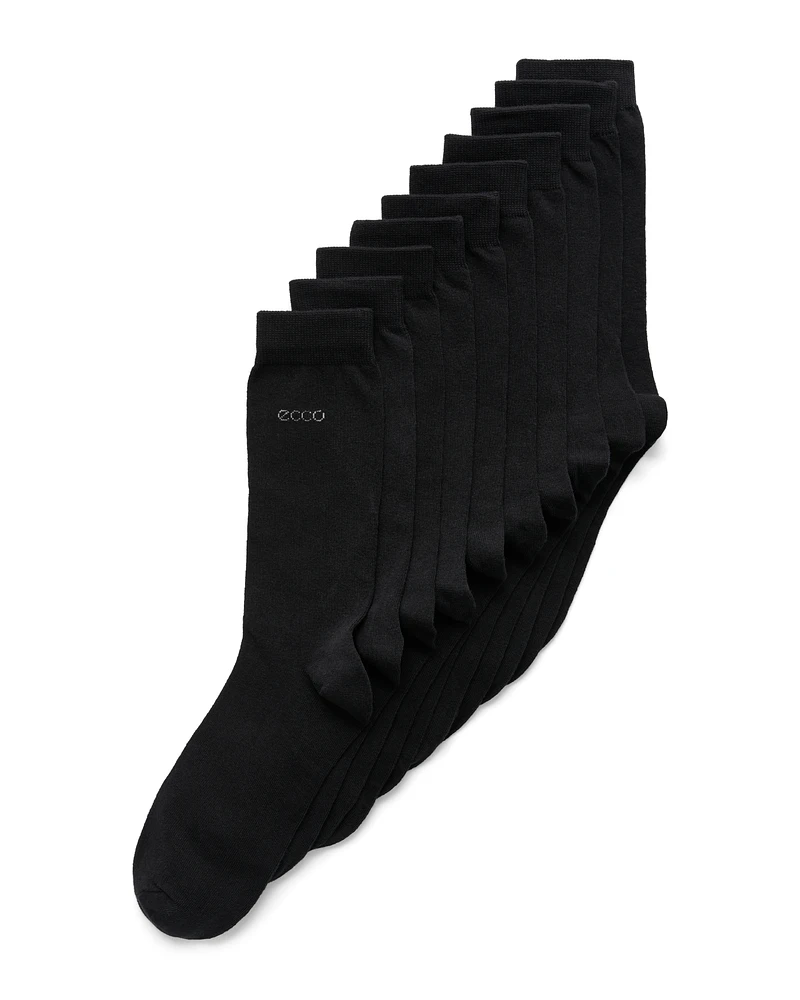 ECCO UNISEX CLASSIC MID-CUT SOCKS (5 PACK