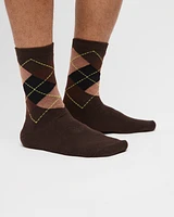 ECCO CLASSIC HARLEQUIN MID-CUT SOCKS