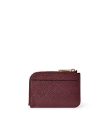 ECCO CARD CASE ZIPPED SHINE SOFT PEBBLED