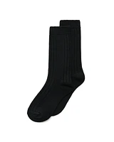 ECCO HYGGE RIBBED MID-CUT SOCKS