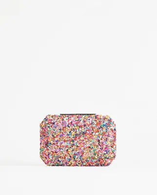 MALA CLUTCH PEDRARIA MULTICOR