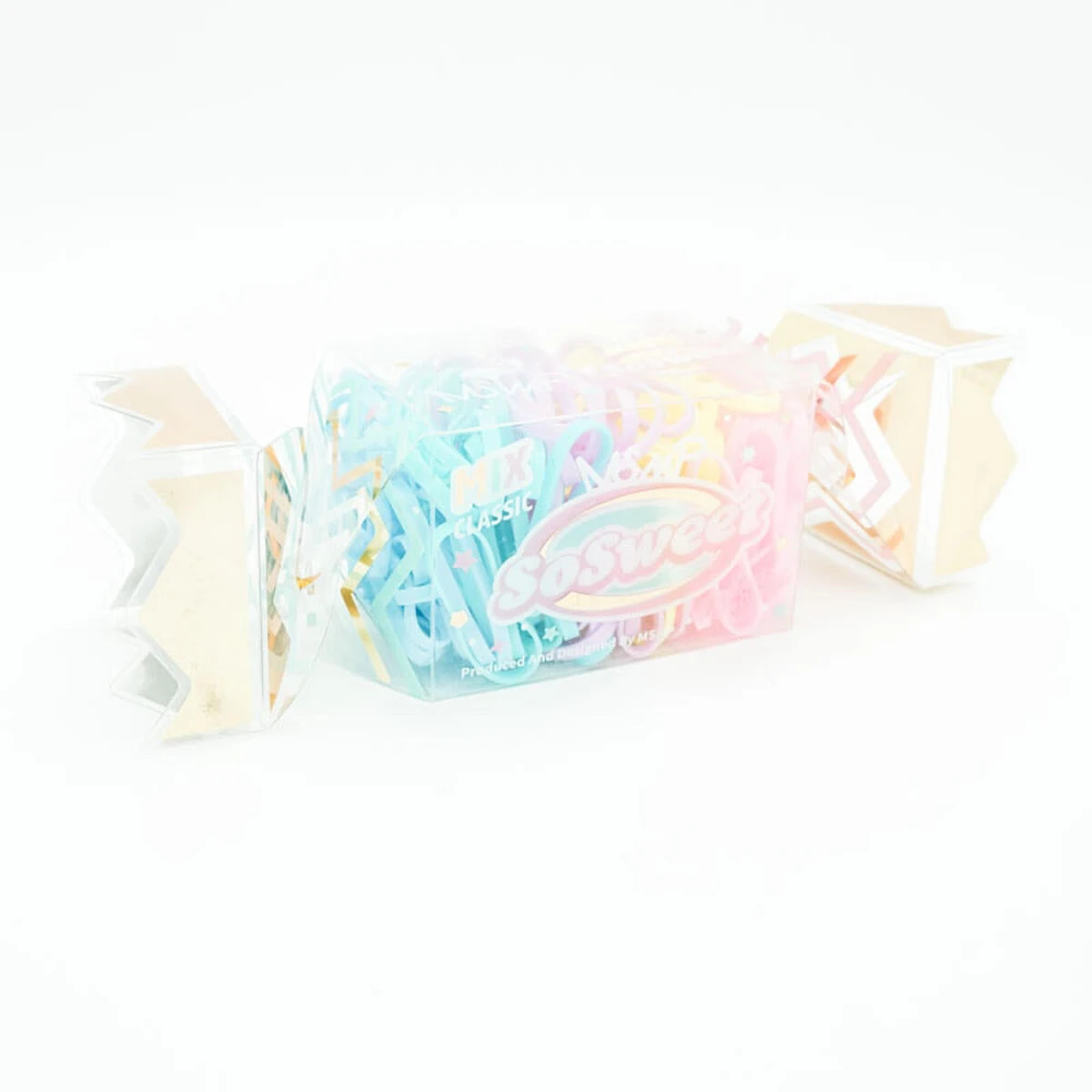 Pastel Rainbow Hair Elastics