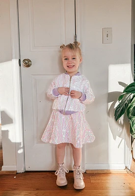 Pastel Rainbow Twirl Skort