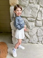 White Tennis Skort
