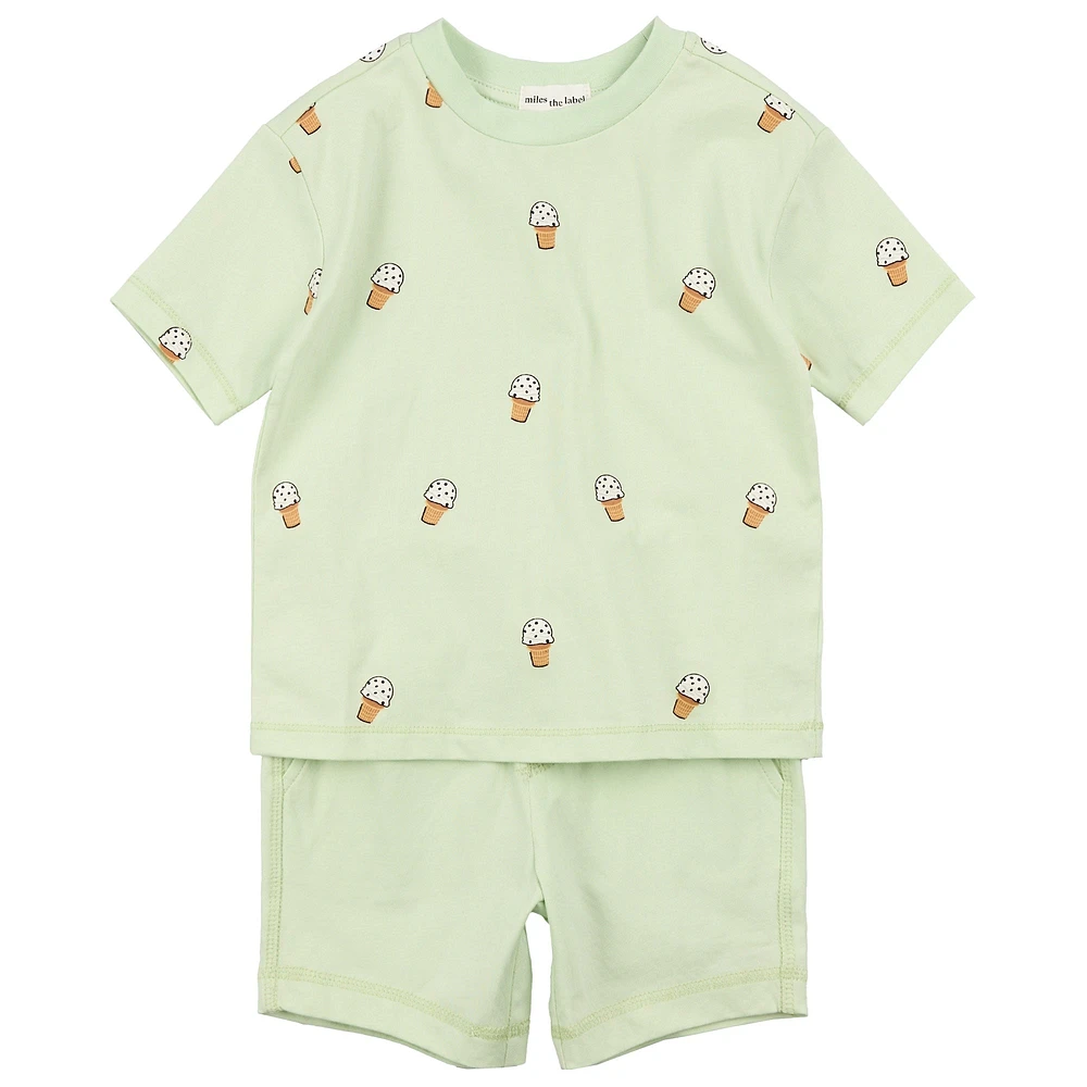 Mint Ice Cream Set