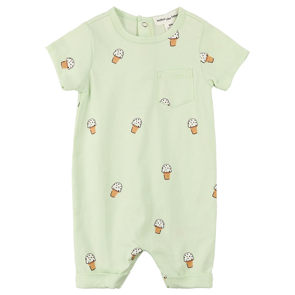 Mint Ice Cream Romper