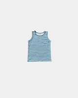 Stripe Bamboo Pocket Tank