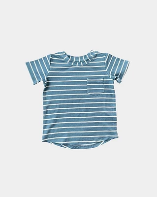 Storm Stripe Bamboo Pocket Tee