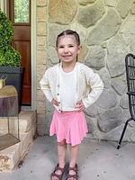 Bubblegum Tennis Skort
