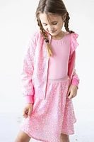 Bubblegum Sequin Twirl Skort