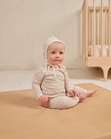 Oat Stripe Ribbed Set