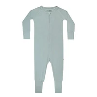 Ocean Ribbed Zip Romper