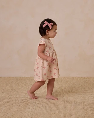 Tulips Flutter Sleeve Dress