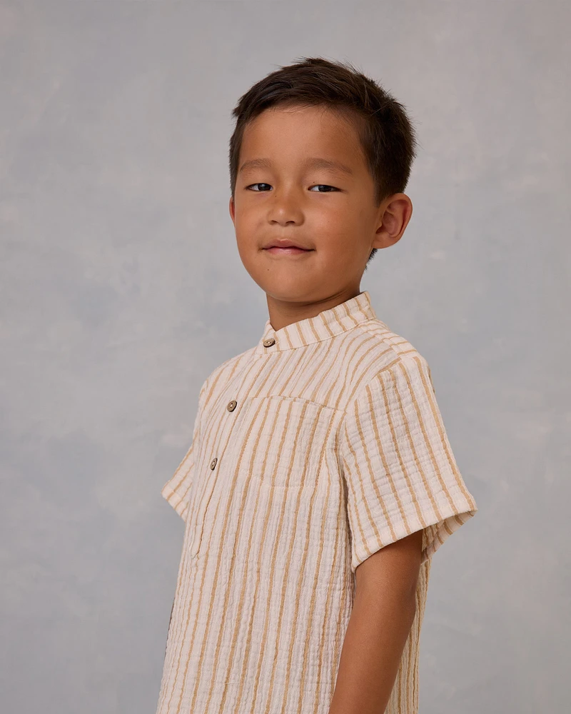 Marigold Stripe Mason Shirt