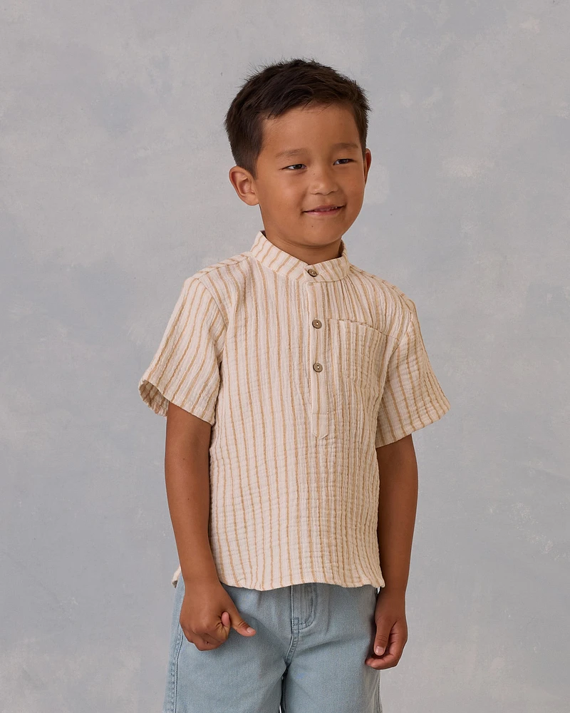 Marigold Stripe Mason Shirt