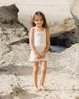 Ivory Crochet Tank Set