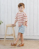 Poppy Stripe Relaxed Tee