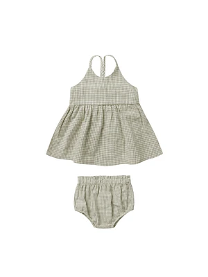 Sage Gingham Zenni Set