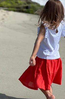 Red Mia Skirt