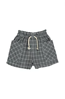 Grey Plaid Shorts