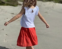 Red Mia Skirt