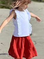 Red Mia Skirt