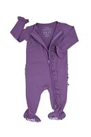 Purple Ruffle Bamboo Sleeper