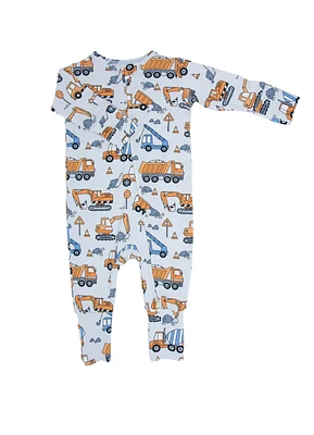 Construction Site Bamboo Pajama Sleeper