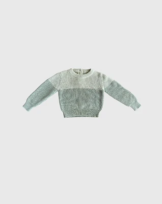 Matcha Colorblock Knit Sweater