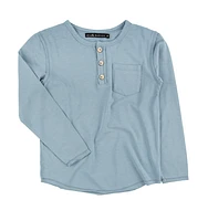 Lagoon Button Henley