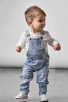 Light Wash Denim Overall