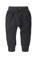 Black Ribbed Jogger