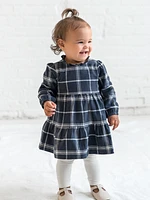 Navy Flannel Dress