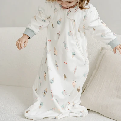 Ice Cream Summer Removable Sleeve Sleep Bag