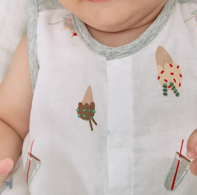 Ice Cream Summer Romper