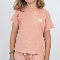 Pink Sun Boxy Tee