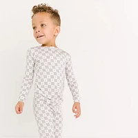 Checkered Lightning Bolt Two-Piece Set