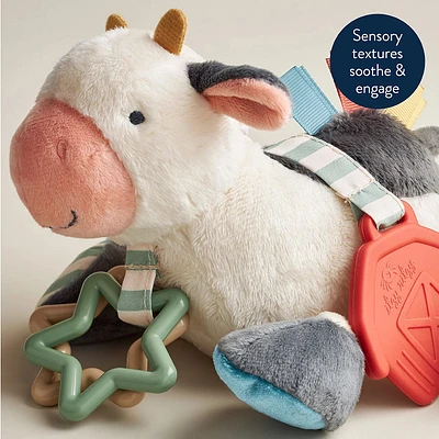 Cow Link & Love Activity Plush