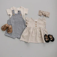 Gingham Ruffle Dress