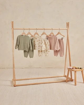 Blush Waffle Slouch Set