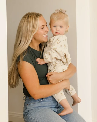 Honey Flower Waffle Slouch Set