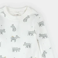 Rhino Pajama Set